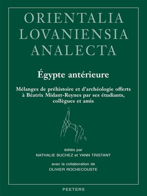 cover image of Egypte anterieure